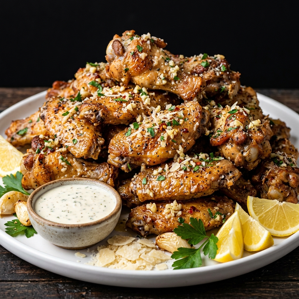 Garlic Parmesan Chicken Wings