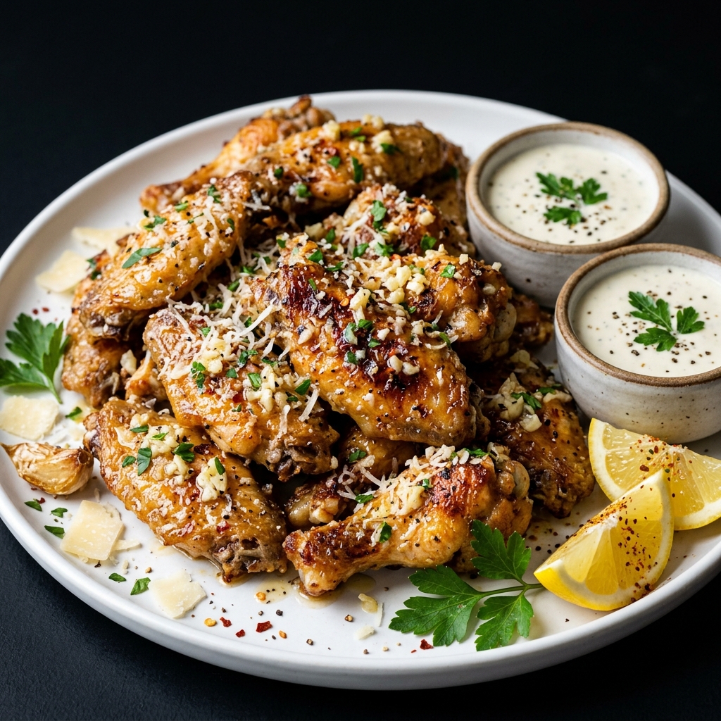 Garlic Parmesan Chicken Wings