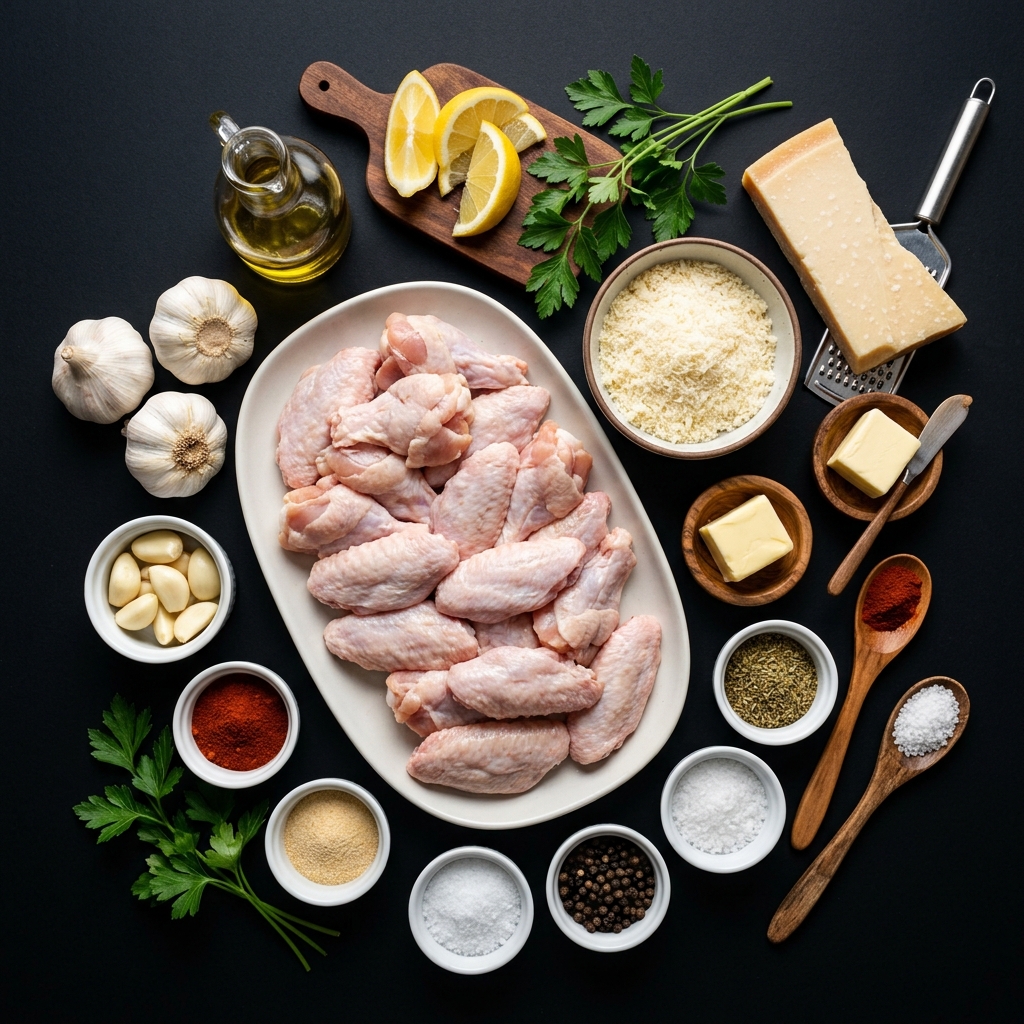 Garlic Parmesan Chicken Wings