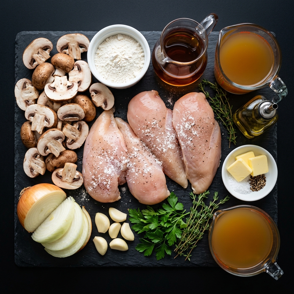 Slow Cooker Chicken Marsala