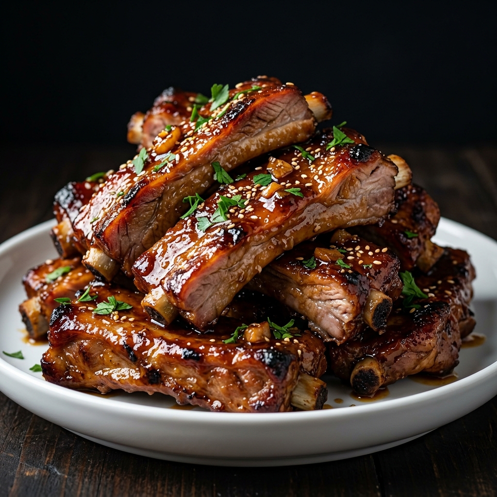 Crock Pot Honey Garlic Ribs