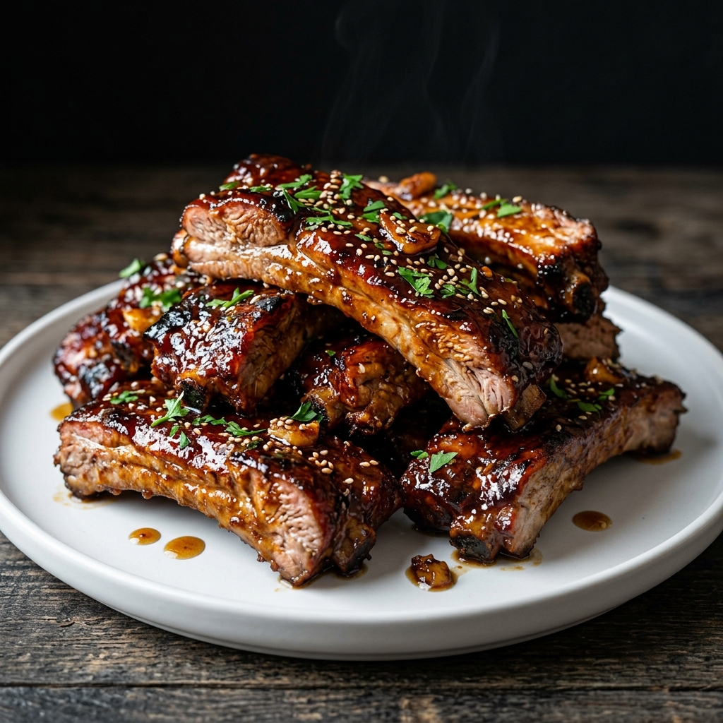 Crock Pot Honey Garlic Ribs
