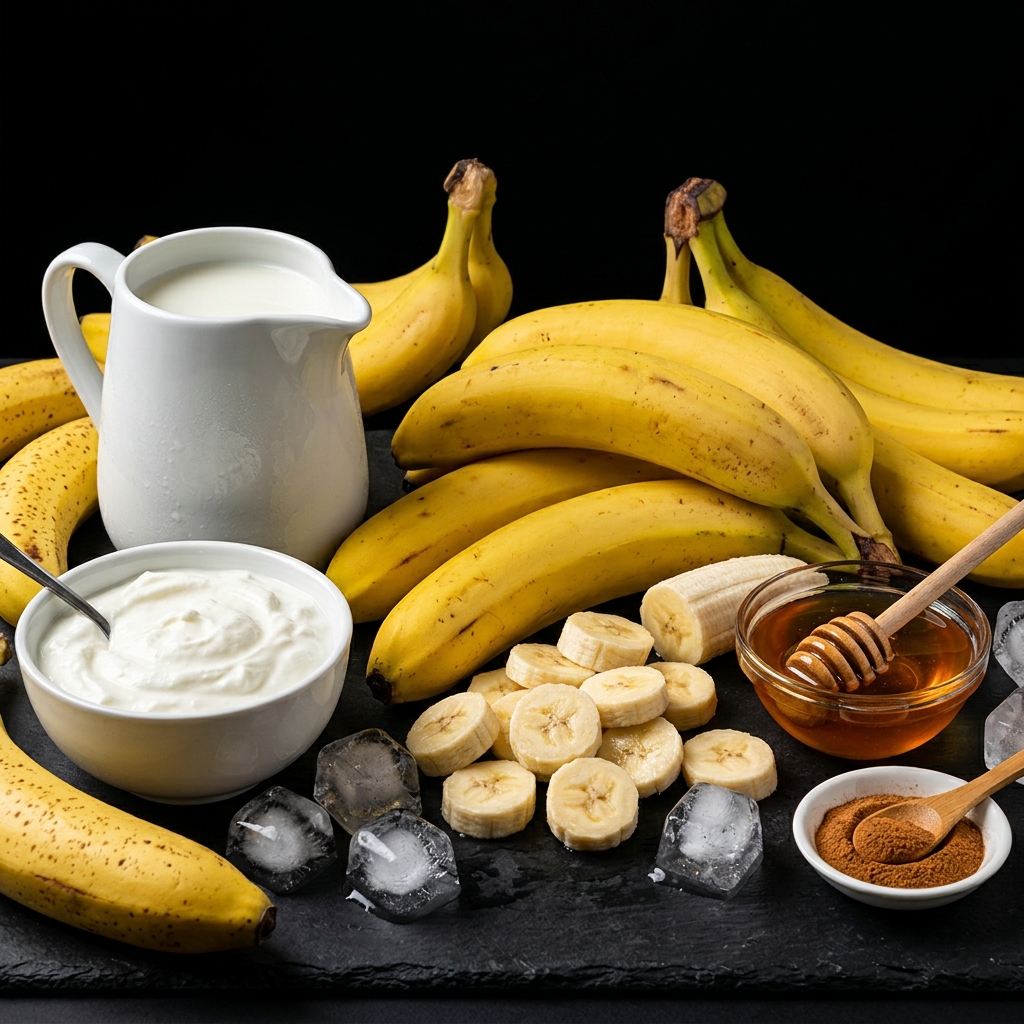 Banana Smoothie Recipe Ingredients