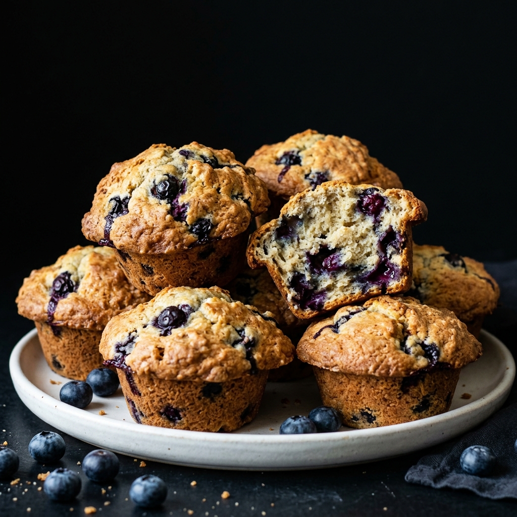 Easy Homemade Blueberry Muffins