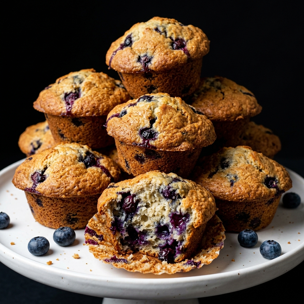 Easy Homemade Blueberry Muffins