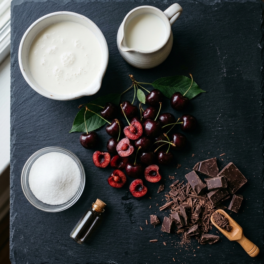 Cherry Garcia Ice Cream Recipe Ingredients