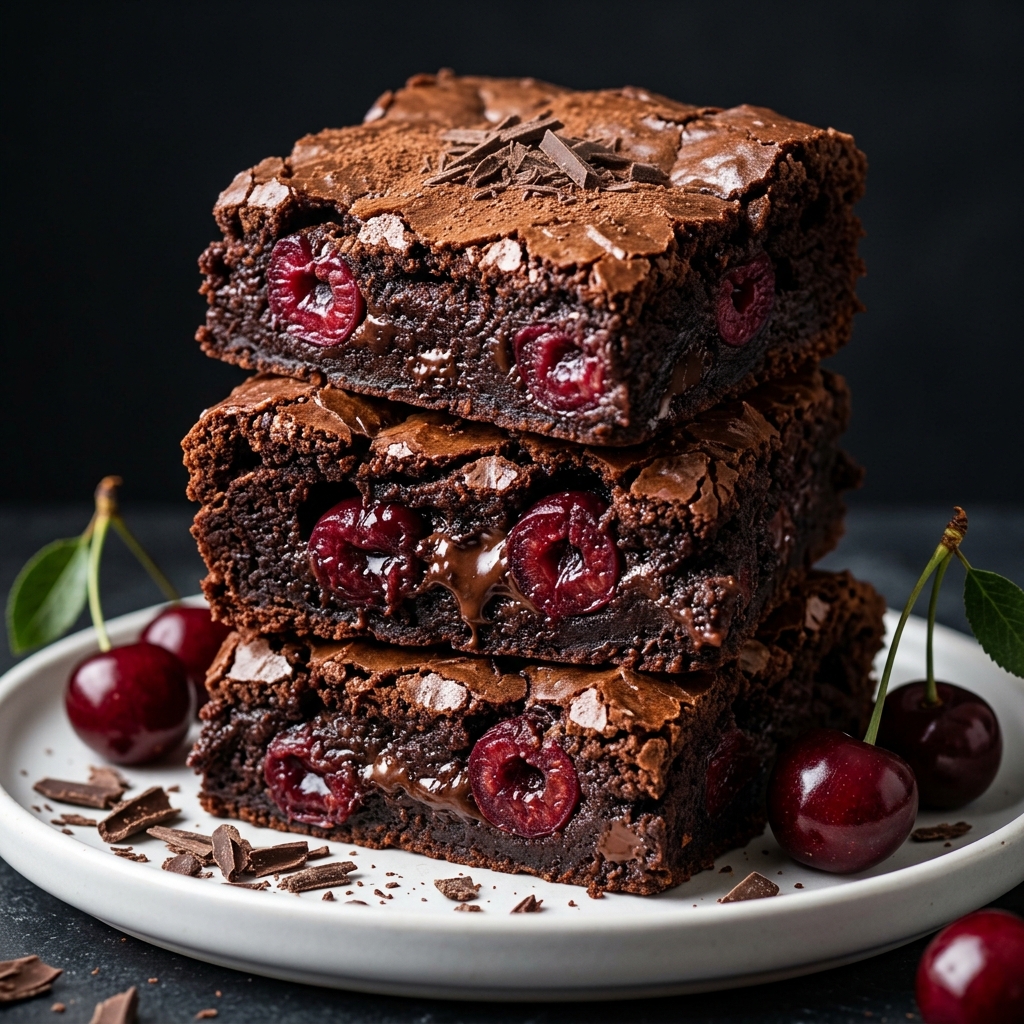 Chocolate Cherry Brownies