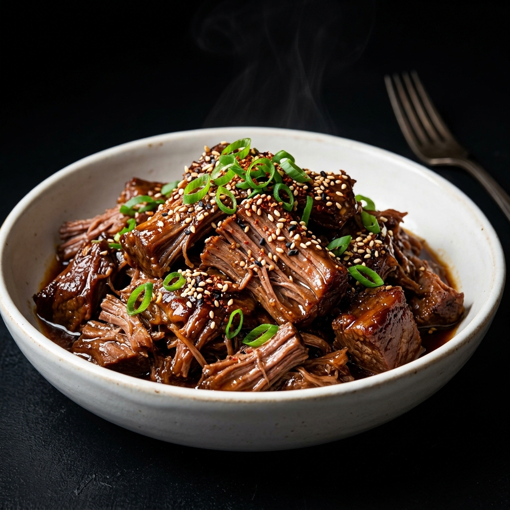 Easy Crock Pot Korean Beef