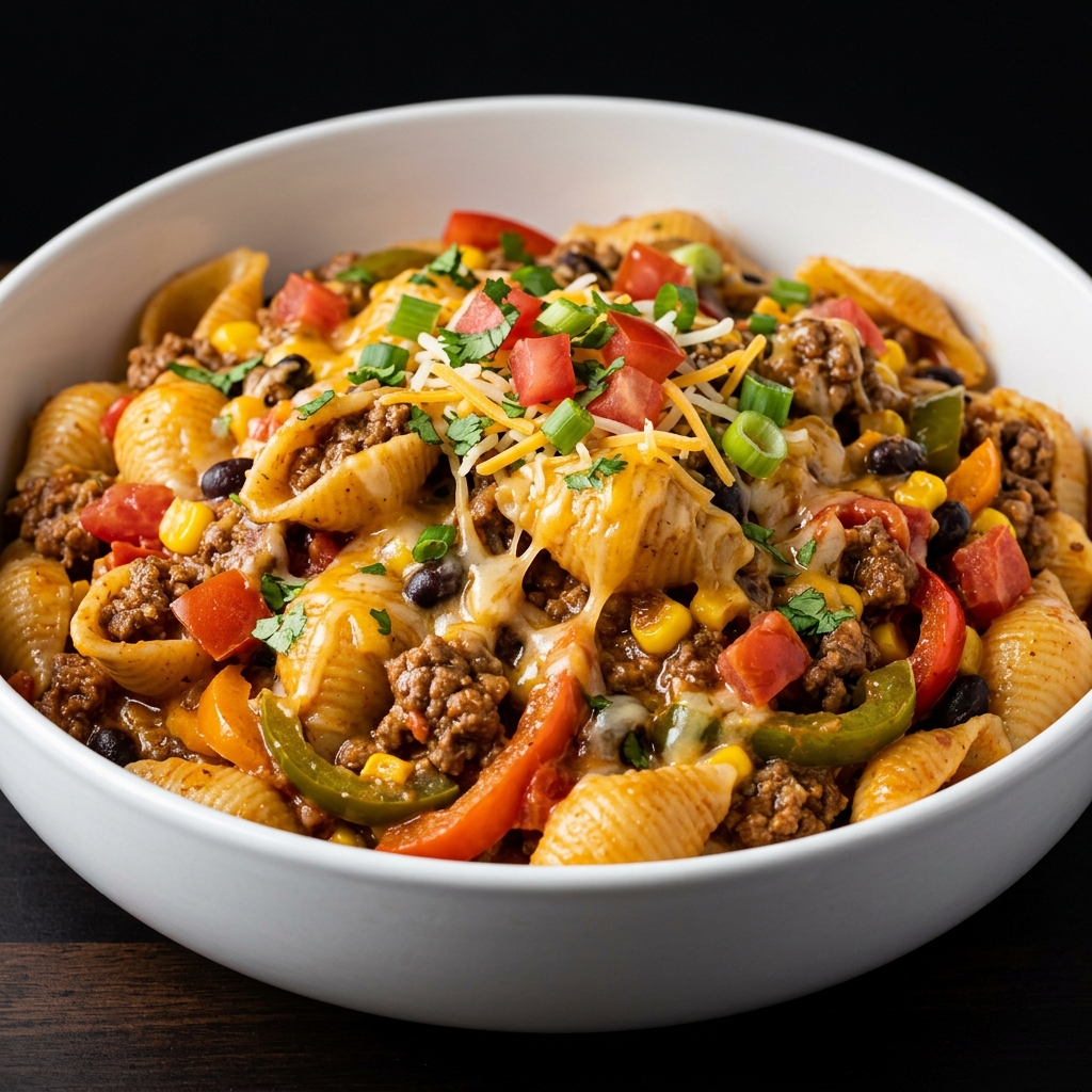Crock Pot Taco Pasta