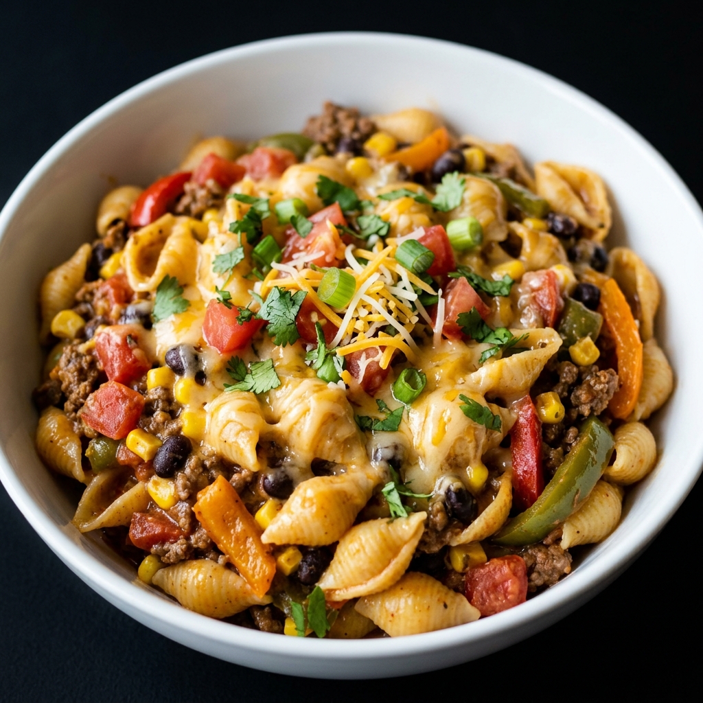 Crock Pot Taco Pasta