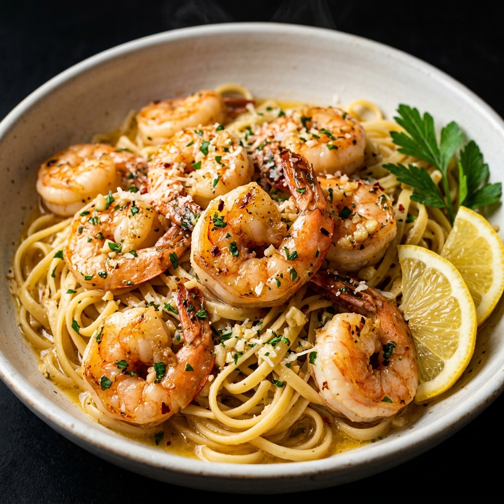 Classic Garlic Butter Shrimp Scampi