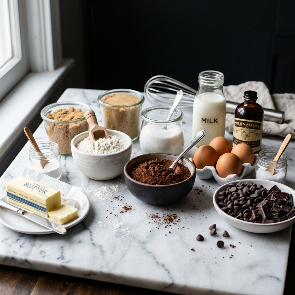 Chocolate Cupcakes Ingredients