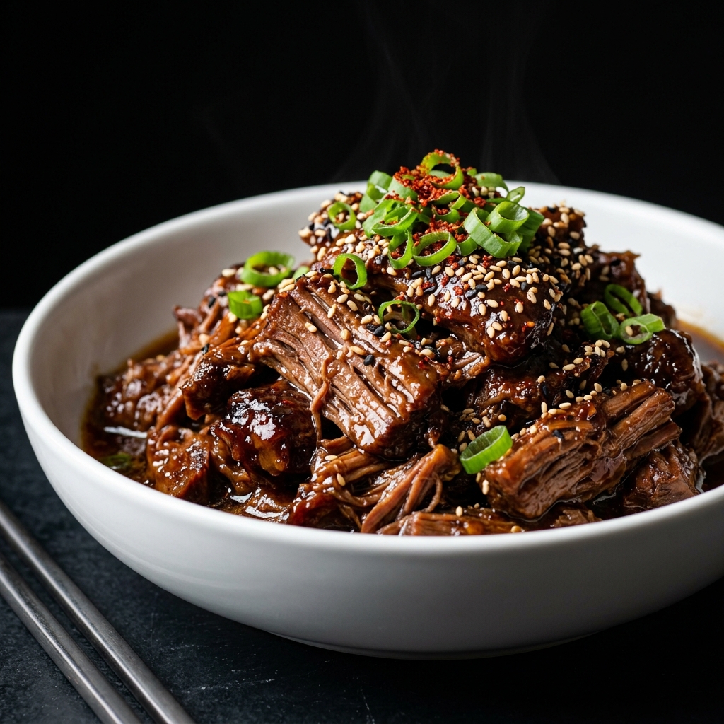 Easy Crock Pot Korean Beef