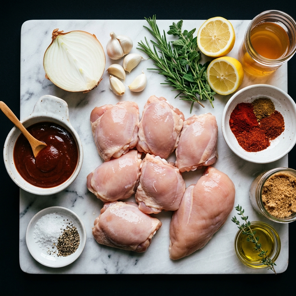 BBQ Chicken Recipe Ingredients