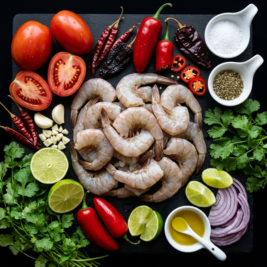 Spicy Mexican Diablo Shrimp