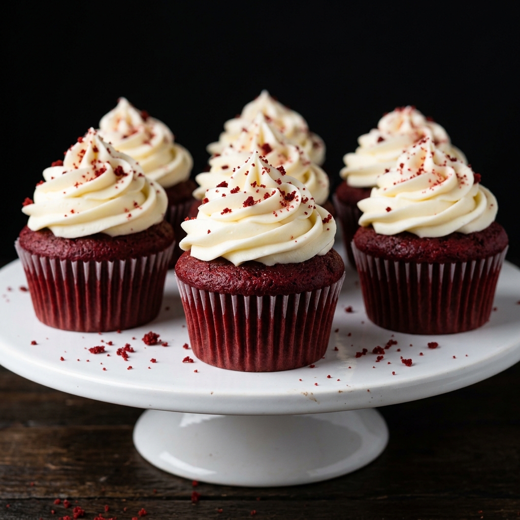 Bakery-Style Red Velvet Cupcakes