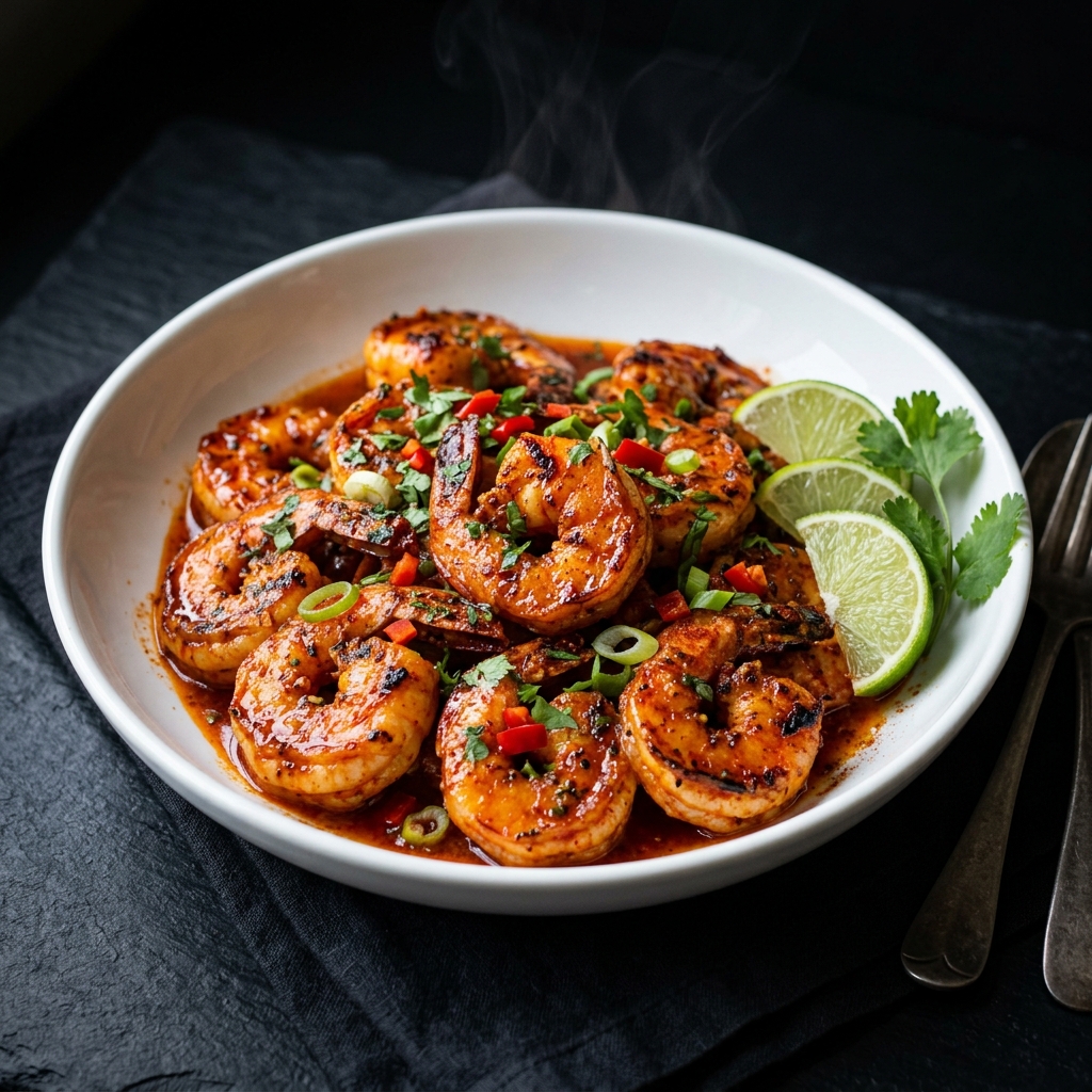 Spicy Mexican Diablo Shrimp