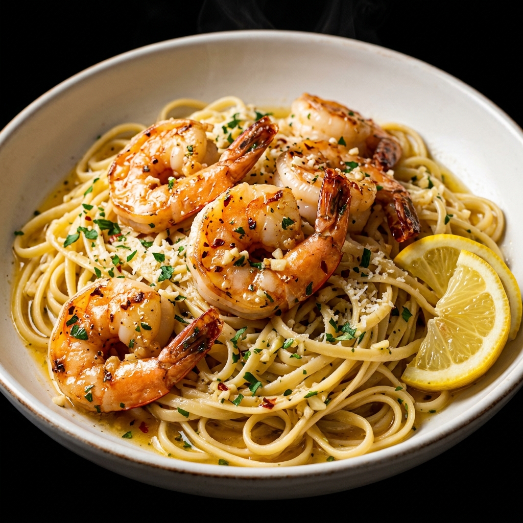 Classic Garlic Butter Shrimp Scampi