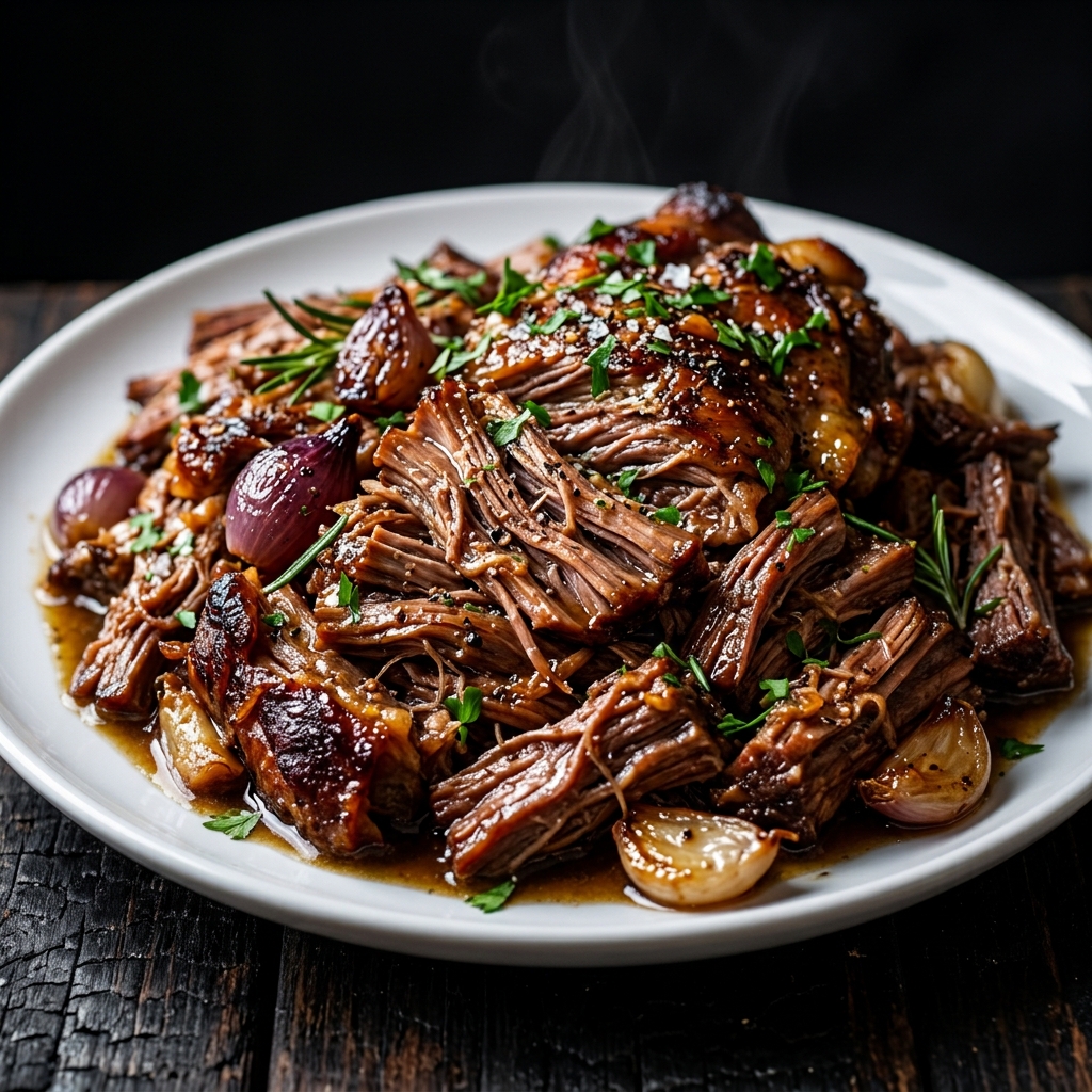 Slow Cooker Pulled Lamb