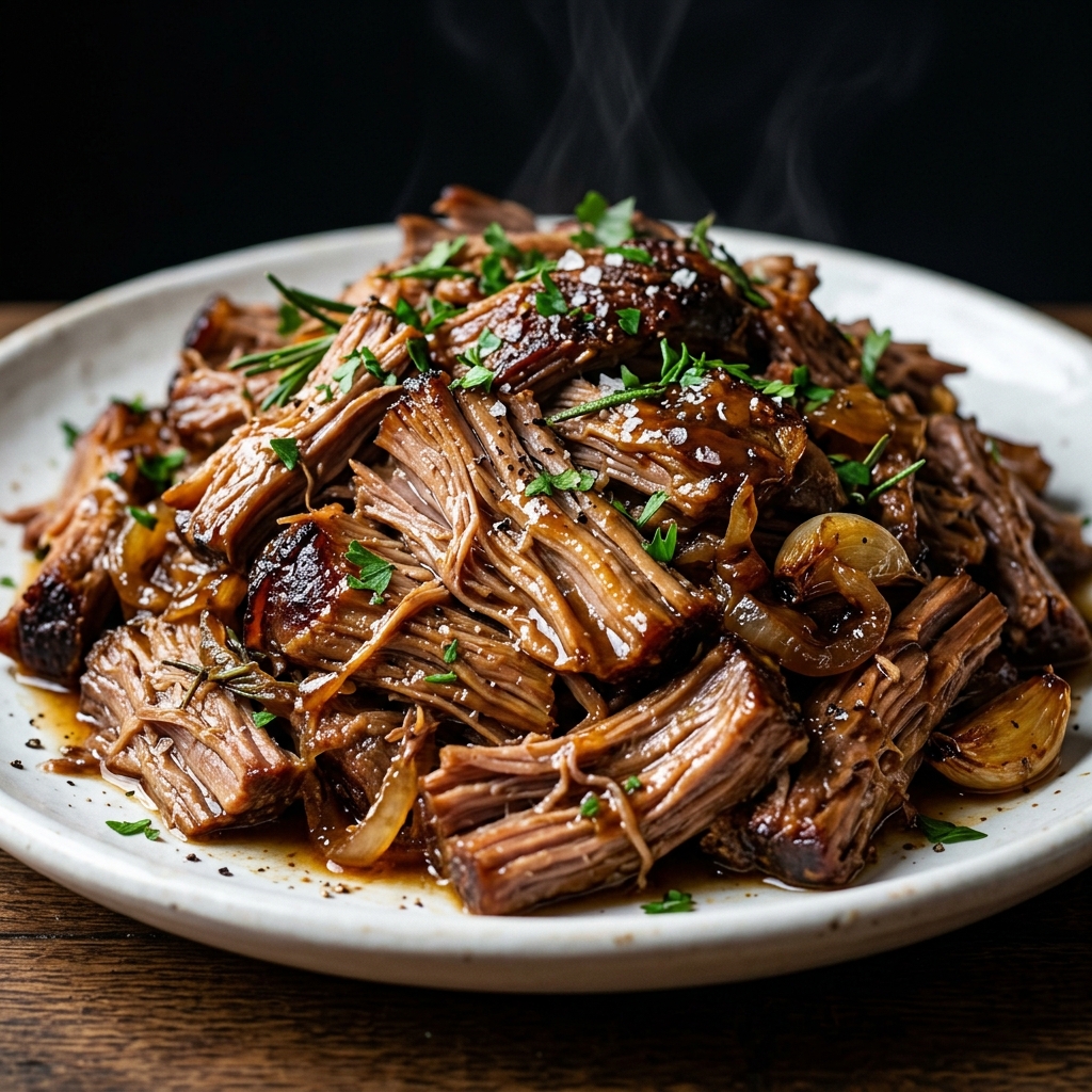 Slow Cooker Pulled Lamb