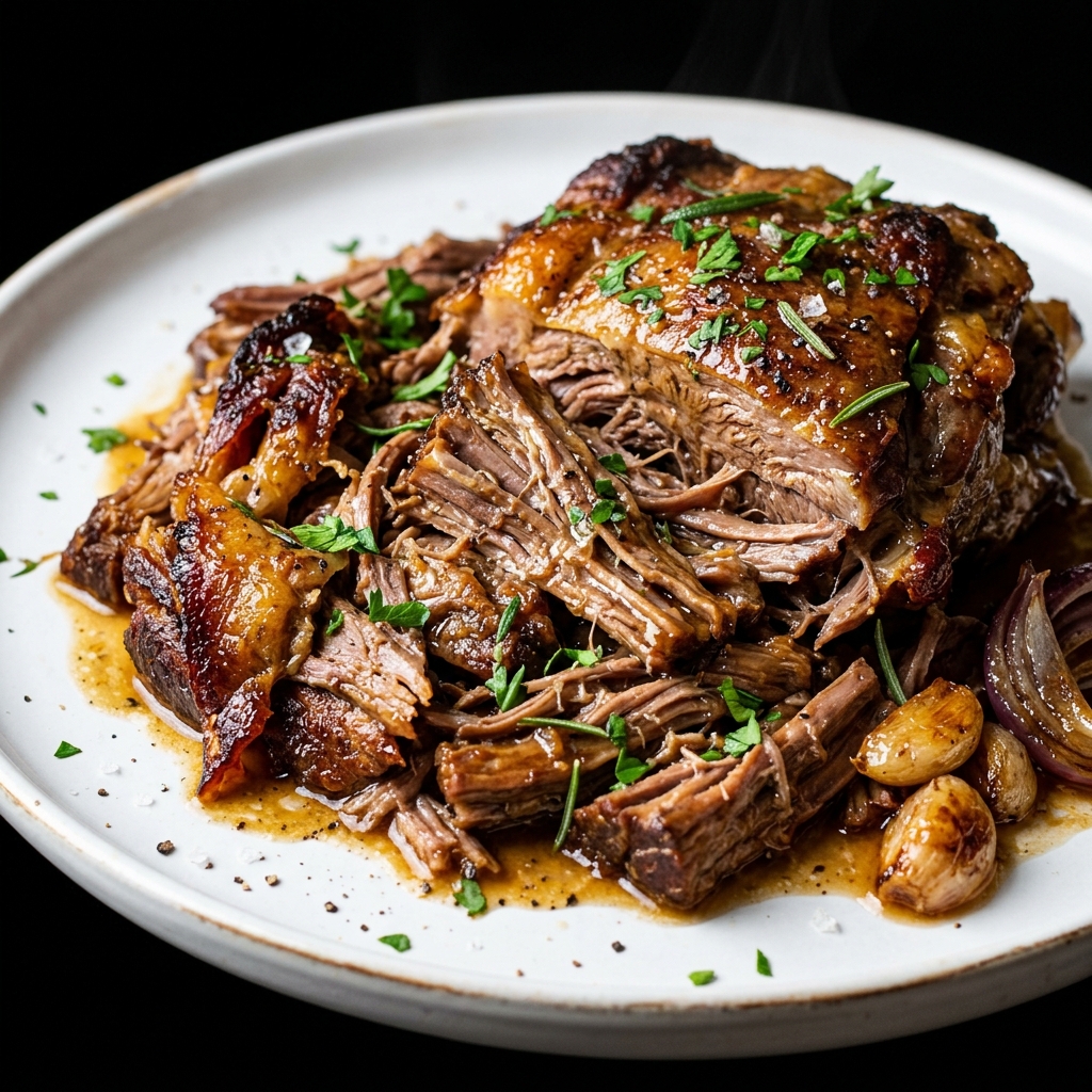 Slow Cooker Pulled Lamb