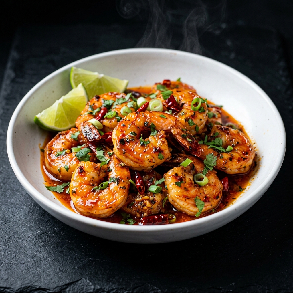 Spicy Mexican Diablo Shrimp