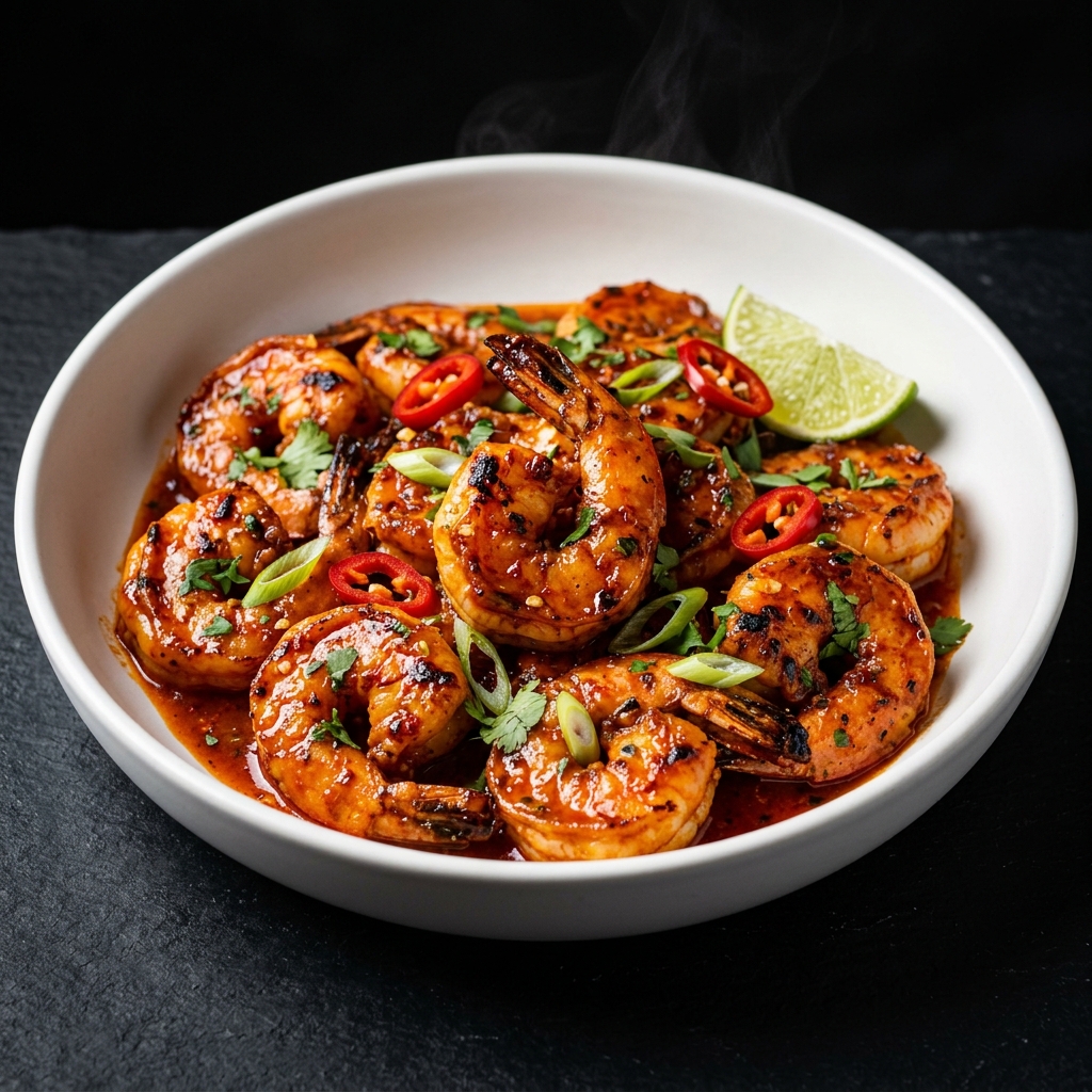 Spicy Mexican Diablo Shrimp