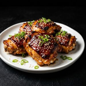 Sticky Teriyaki Chicken Thighs – Juicy, Glazed & Caramelized Chicken for an Easy Weeknight Dinner