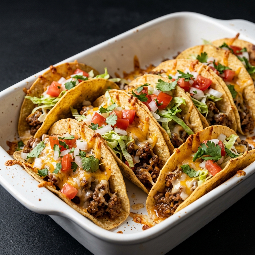 30 Minutes Oven Baked Tacos