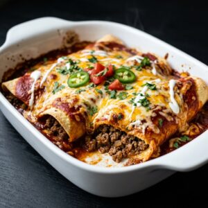 Ground Beef Enchiladas