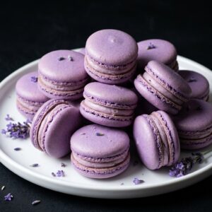 Lavender Macarons