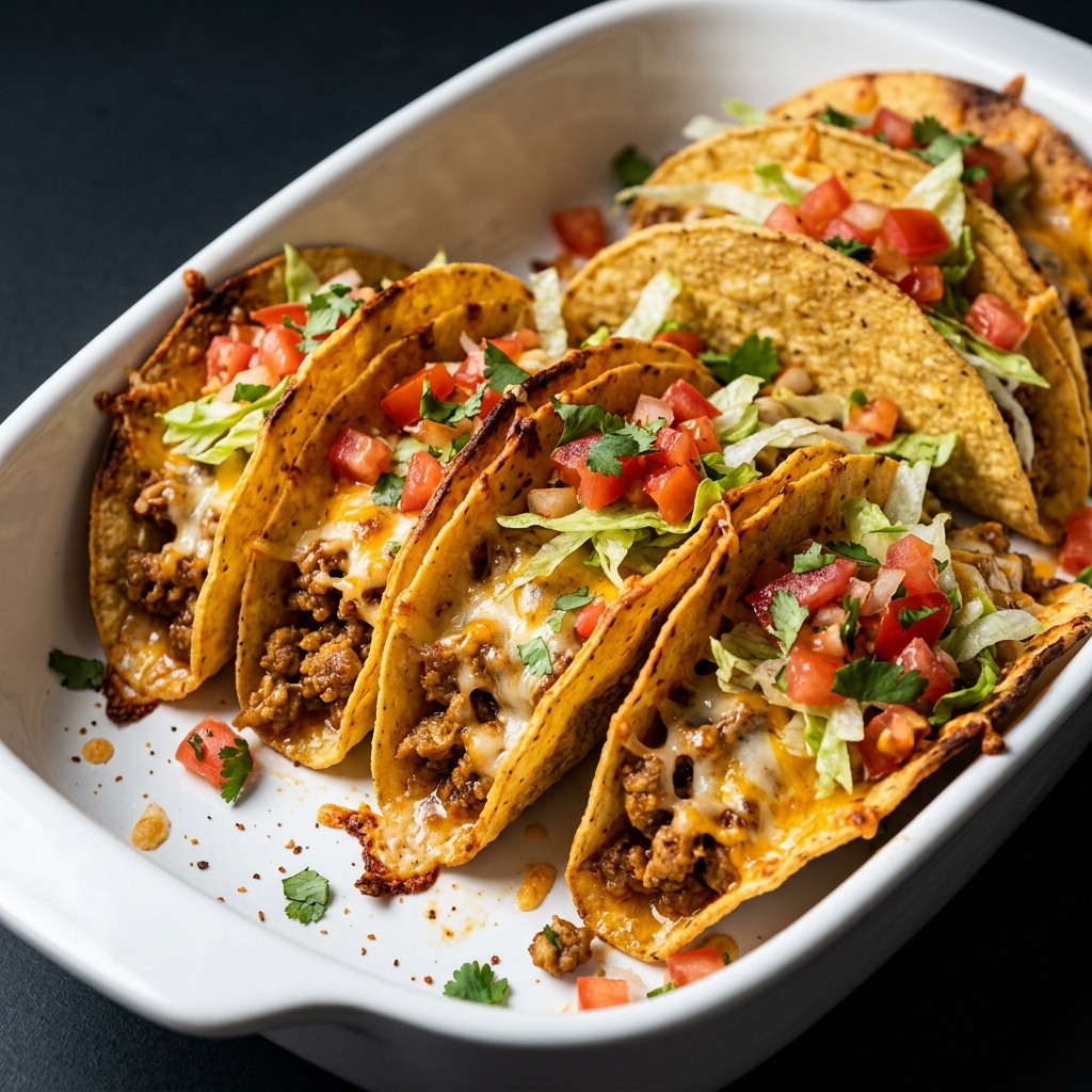 30 Minutes Oven Baked Tacos