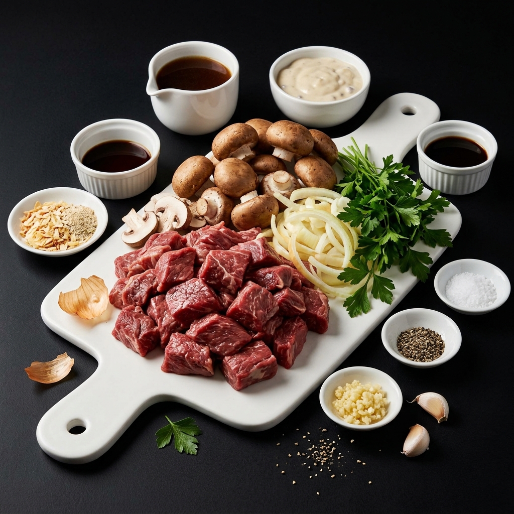 No Peek Beef Tips Ingredients